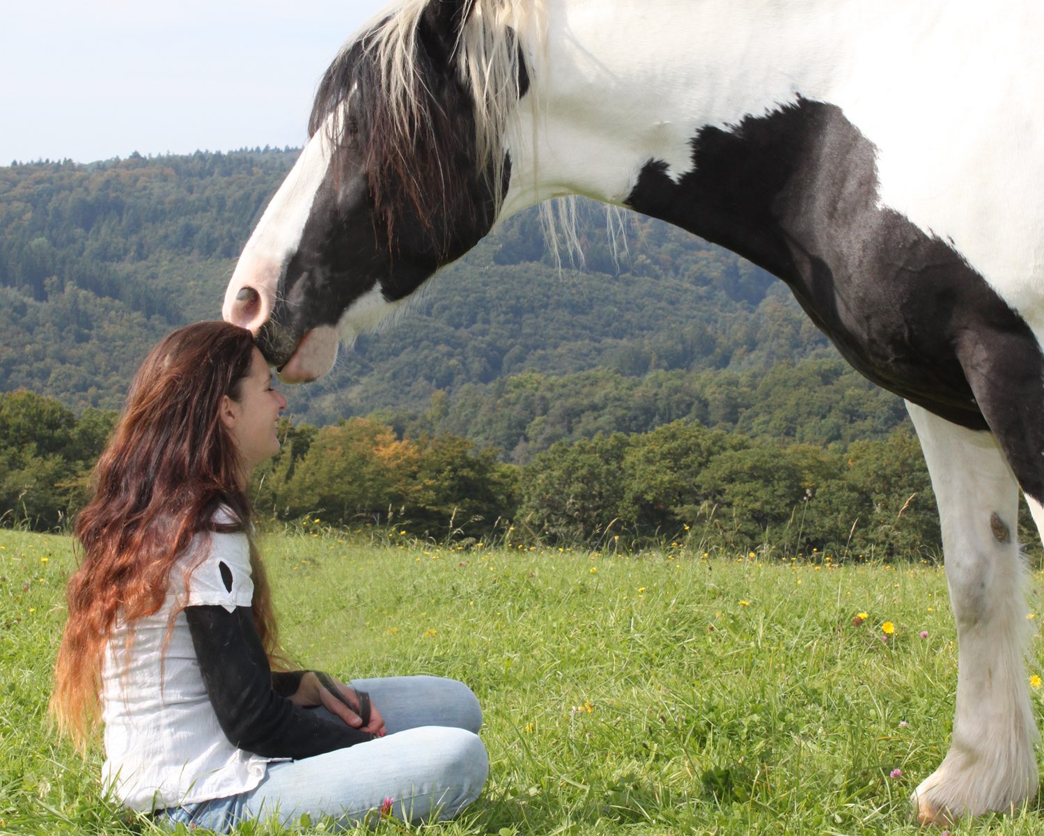 Daniela Fuchs mit ihrem Pferd Luke